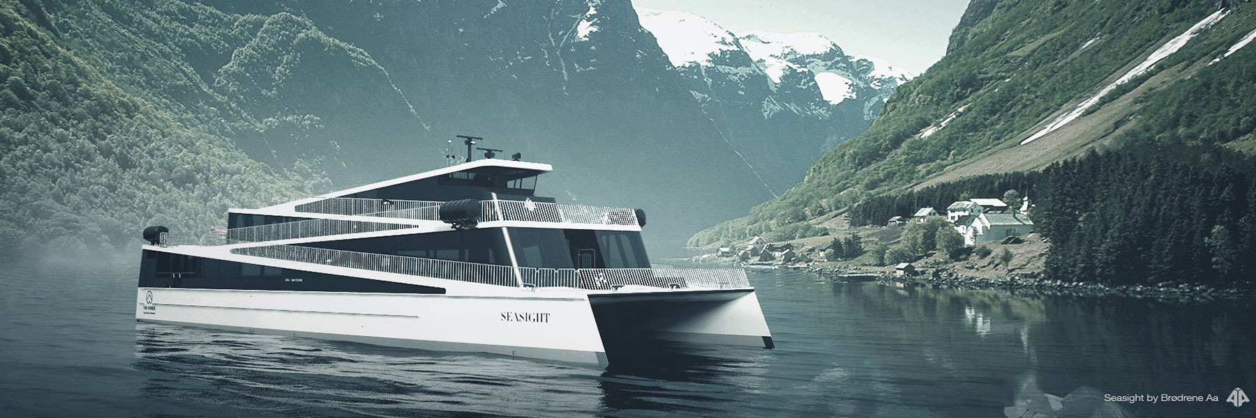 Vision Of The Fjords – Ship of the year 2016 - built out of carbon multiaxials by SAERTEX.