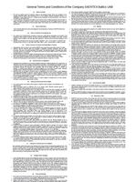 General Terms & Conditions of SAERTEX Baltics UAB