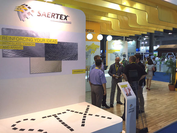 SAERTEX auf der China Composites Expo Messestand 2